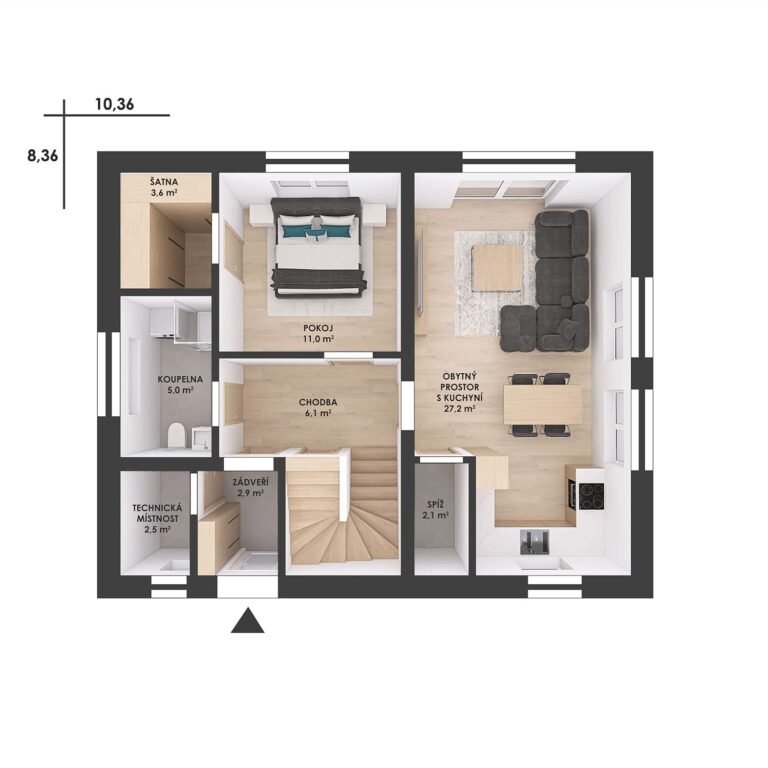 RD BLATNO_PŮDORYS_1NP-min